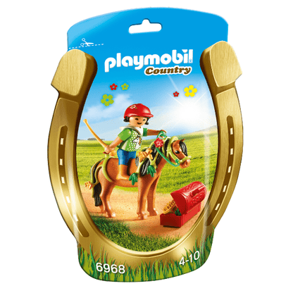 Apresentamos Playmobil Cavaleira com Pónei Flor com o SKU 65696817 recomendado para + 4 anos