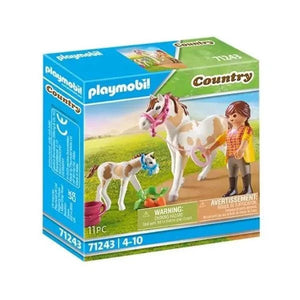 Apresentamos Playmobil Cavalo com Potro com o SKU 657124323 recomendado para + 4 anos