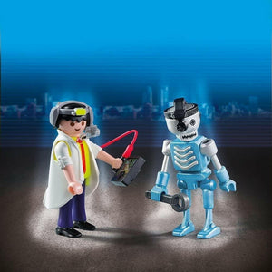 Apresentamos Playmobil Cientista e Robot com o SKU 65684417 recomendado para + 4 anos