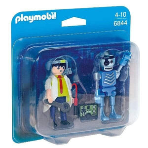 Apresentamos Playmobil Cientista e Robot com o SKU 65684417 recomendado para + 4 anos