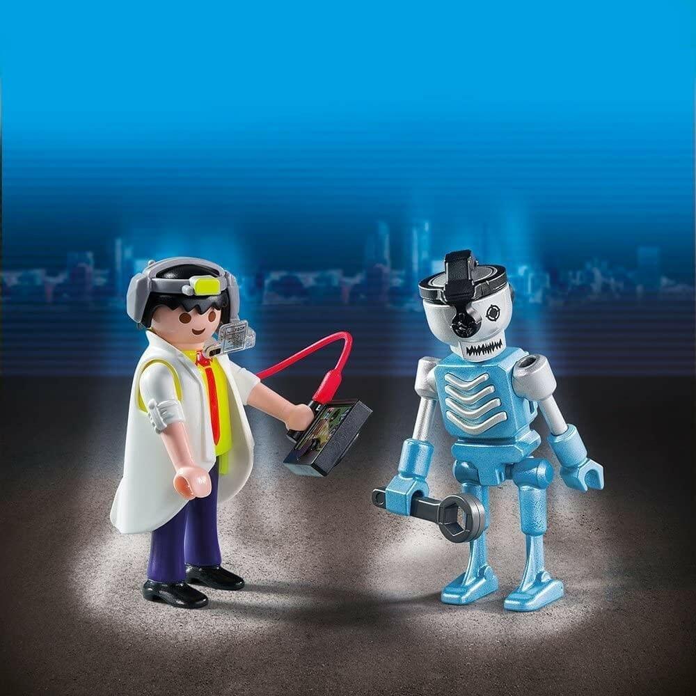 Playmobil Cientista e Robot - Brincatoys