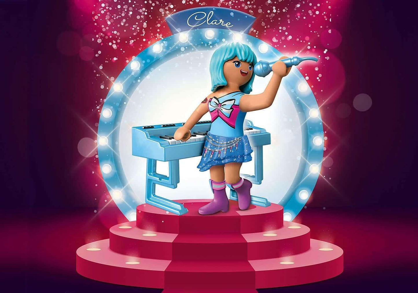 Apresentamos Playmobil Clare Music World com o SKU 657058321 recomendado para + 5 anos
