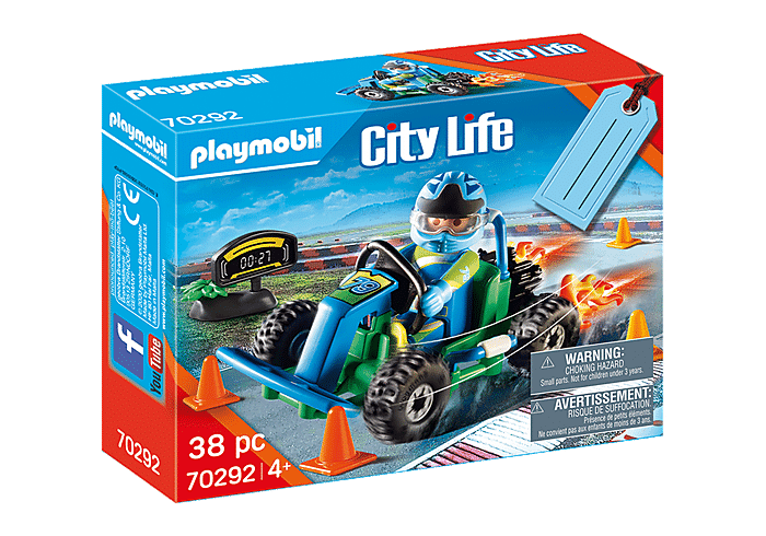 Apresentamos Playmobil Conjunto de Kart com o SKU 657029221 recomendado para + 4 anos