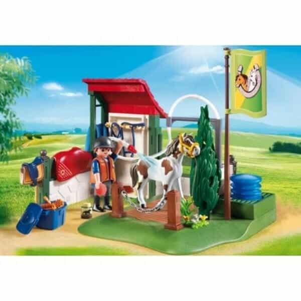 Apresentamos Playmobil Conjunto de Limpeza para Cavalos com o SKU 65692922 recomendado para + 5 anos
