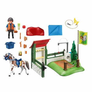 Apresentamos Playmobil Conjunto de Limpeza para Cavalos com o SKU 65692922 recomendado para + 5 anos