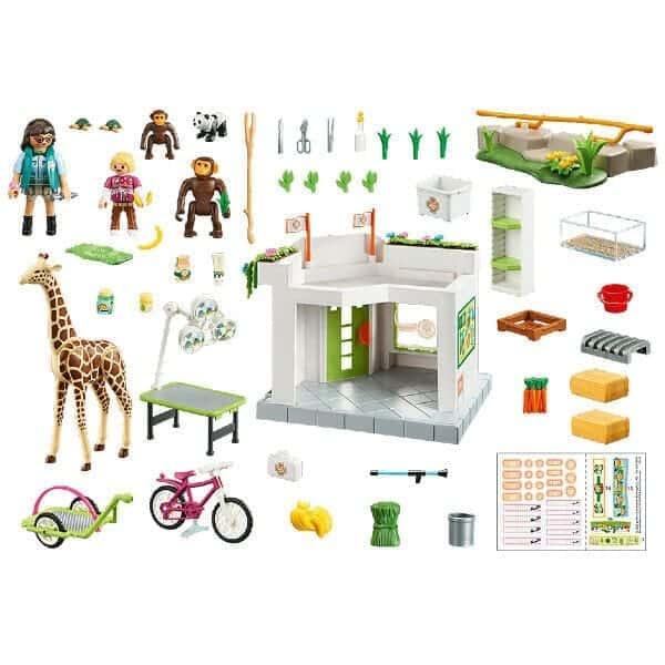 Apresentamos Playmobil Consulta Veterinária no Zoo com o SKU 657090022 recomendado para + 4 anos