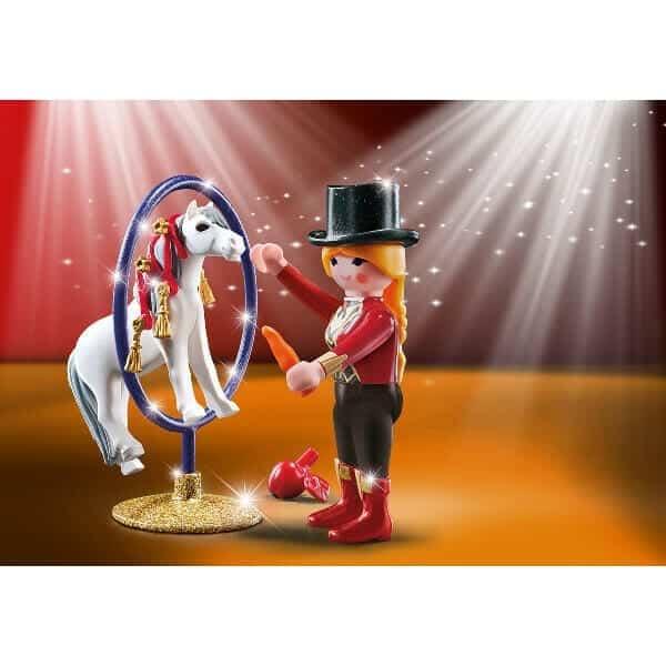 Apresentamos Playmobil  Domadora de cavalos com o SKU 657087422 recomendado para + 4 anos