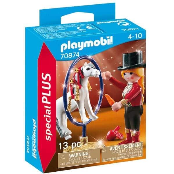 Apresentamos Playmobil  Domadora de cavalos com o SKU 657087422 recomendado para + 4 anos