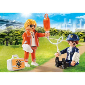 Apresentamos Playmobil Duo Pack Doutor e Polícia com o SKU 657082322 recomendado para + 4 anos