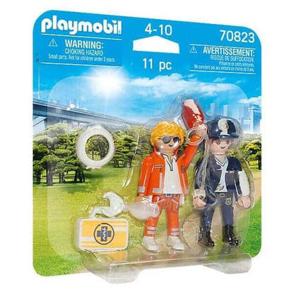 Apresentamos Playmobil Duo Pack Doutor e Polícia com o SKU 657082322 recomendado para + 4 anos