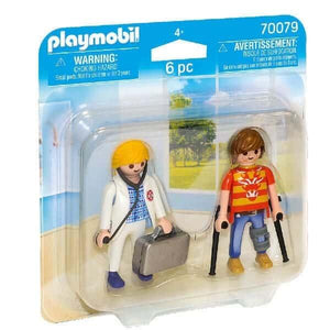 Apresentamos Playmobil Duo Pack Médica e Paciente com o SKU 657007921 recomendado para + 4 anos