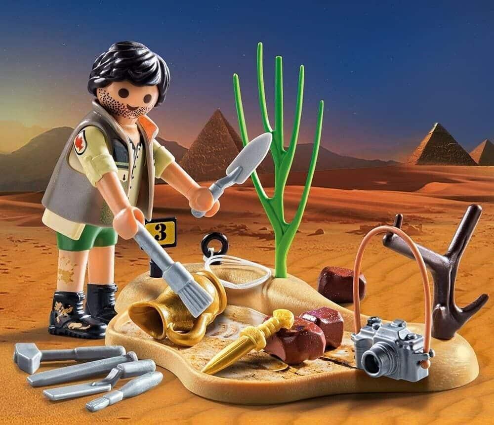 Apresentamos Playmobil Escavação Arqueológica com o SKU 65935919 recomendado para + 4 anos
