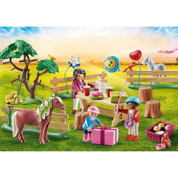 Apresentamos Playmobil Festa de Aniversário na Quinta de Póneis com o SKU 657099722 recomendado para + 4 anos