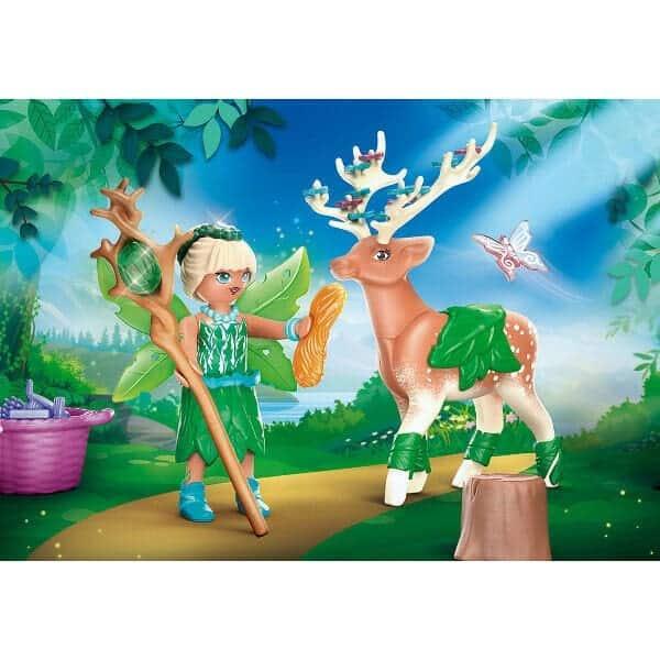 Apresentamos Playmobil Forest Fairy com animal de alma com o SKU 657080622 recomendado para + 4 anos