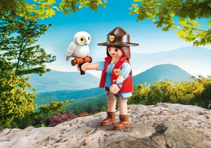 Apresentamos Playmobil -Guarda Florestal- com o SKU 65933718 recomendado para + 4 anos