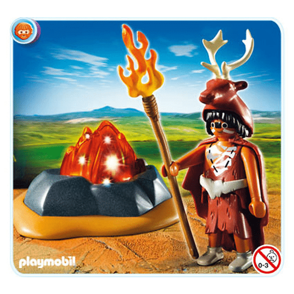 Apresentamos Playmobil Guardião do Fogo com led com o SKU 15510412 recomendado para + 4 anos