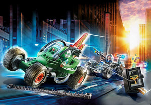 Apresentamos Playmobil Kart Policial: Perseguição ao ladrão do cofre com o SKU 657057721 recomendado para + 4 anos