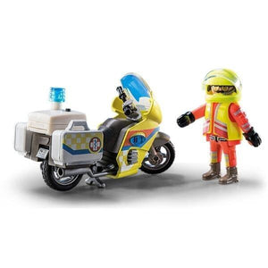 Apresentamos Playmobil Mota de Emergência com luz com o SKU 657120523 recomendado para + 4 anos