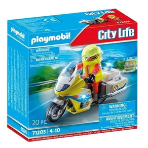 Apresentamos Playmobil Mota de Emergência com luz com o SKU 657120523 recomendado para + 4 anos