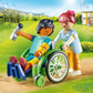 Apresentamos Playmobil Paciente em Cadeira de Rodas com o SKU 657019321 recomendado para + 4 anos