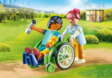 Apresentamos Playmobil Paciente em Cadeira de Rodas com o SKU 657019321 recomendado para + 4 anos