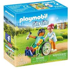Apresentamos Playmobil Paciente em Cadeira de Rodas com o SKU 657019321 recomendado para + 4 anos