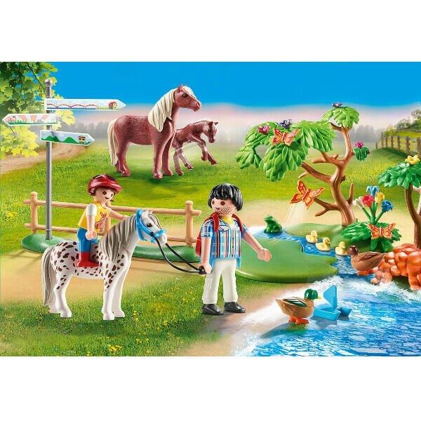 Apresentamos Playmobil Passeio de Pónei com o SKU 657051222 recomendado para + 4 anos