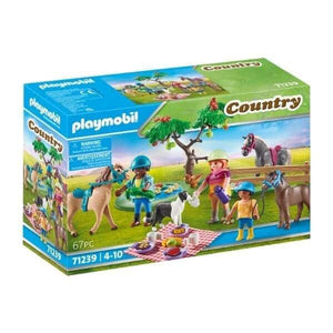 Apresentamos Playmobil Piquenique com cavalos com o SKU 657123923 recomendado para + 4 anos