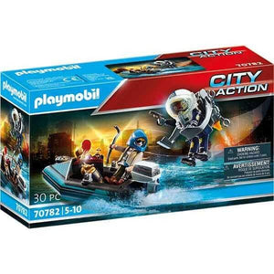 Apresentamos Playmobil Polícia Mochila Propulsora: detenção do ladrão de arte com o SKU 657078222 recomendado para + 4 anos