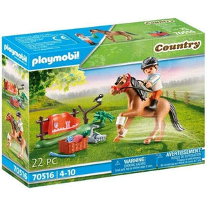 Apresentamos Playmobil Pónei colecionável Connemara com o SKU 657051622 recomendado para + 4 anos