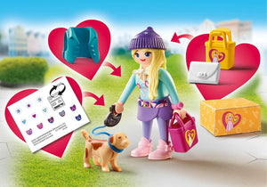Apresentamos Playmobil Rapariga Fashion com cão com o SKU 657059521 recomendado para + 5 anos
