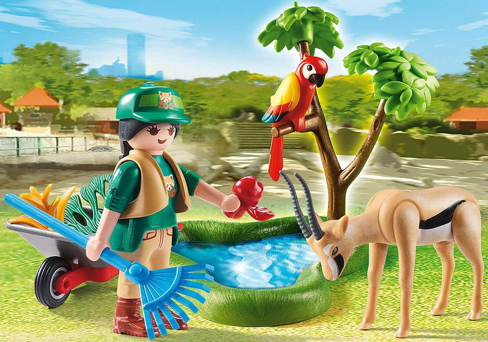 Apresentamos Playmobil Set do Jardim Zoológico com o SKU 657029521 recomendado para + 4 anos