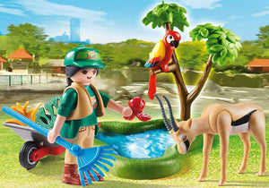 Apresentamos Playmobil Set do Jardim Zoológico com o SKU 657029521 recomendado para + 4 anos