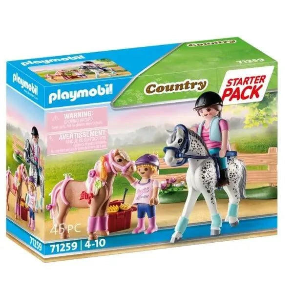 Apresentamos Playmobil - Starter Pack Cuidado dos Cavalos com o SKU 657125923 recomendado para + 4 anos