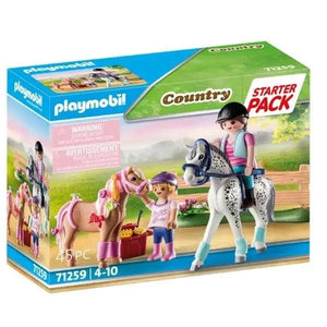 Apresentamos Playmobil - Starter Pack Cuidado dos Cavalos com o SKU 657125923 recomendado para + 4 anos