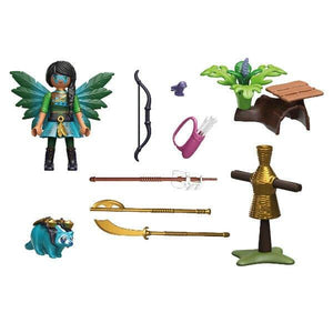 Apresentamos Playmobil Starter Pack Knight Fairy com guaxinim com o SKU 657090522 recomendado para + 7 anos