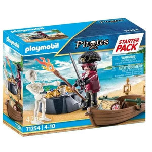 Apresentamos Playmobil - Starter Pack Pirata com Barco a remos com o SKU 657125423 recomendado para + 4 anos