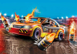 Apresentamos Playmobil Stuntshow Crashcar com o SKU 657055121 recomendado para + 4 anos