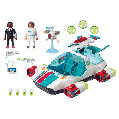 Playmobil 9002 veículo FulguriX com duas figuras e acessórios