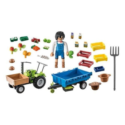 Playmobil 71249 Tractor com reboque