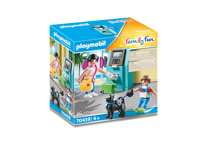 Apresentamos Playmobil Turistas com Multibanco com o SKU 657043921 recomendado para + 4 anos