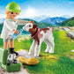 Apresentamos Playmobil Veterinária com Bezerro com o SKU 657025221 recomendado para + 4 anos