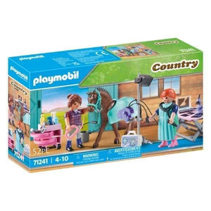Apresentamos Playmobil Veterinário de cavalos com o SKU 657124123 recomendado para + 4 anos