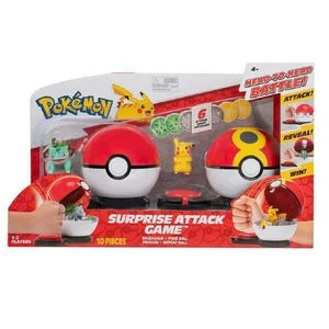 Apresentamos Pokemon Ataque Surpresa Pikachu vs Bulbasaur com o SKU 23250422 recomendado para + 4 anos
