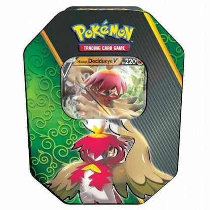 Pokemon Divergent Power Tin Hisuian Decidueye - Brincatoys