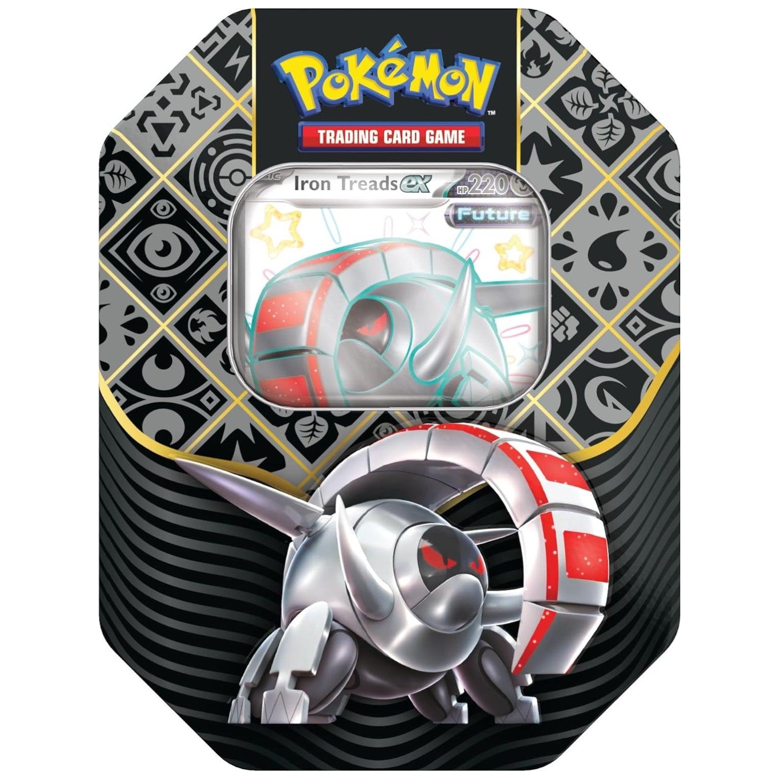 Pokémon Scarlet & Violet Paldean Fates Tin – Iron Treads - Brincatoys