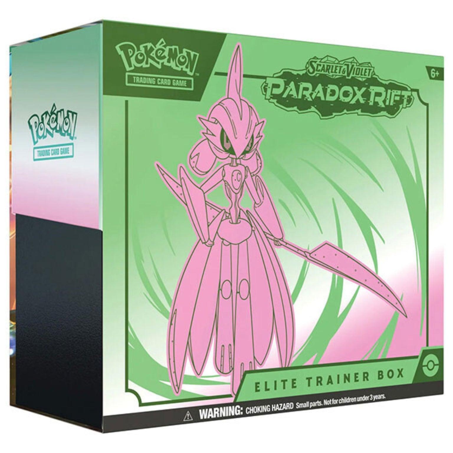 Pokémon Scarlet and Violet: Paradox RIFT: Elite Trainer Box - Iron Valiant - Brincatoys