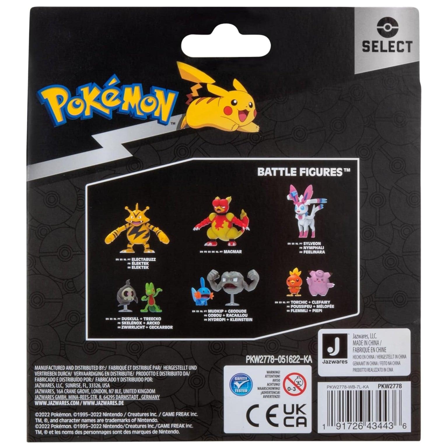 Pokémon Select Evolution 3 Pack - Pichu + Pikachu + Raichu - Brincatoys