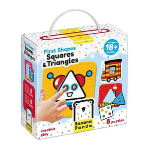 Apresentamos Primeiras Formas Quadrados e Triângulos com o SKU 183366922 recomendado para + 12 meses