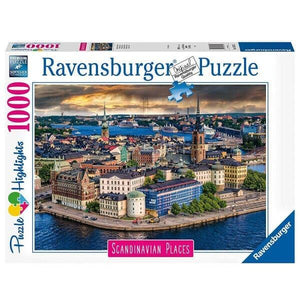 Apresentamos Puzzle 1000 pçs Estocolmo, Suécia com o SKU 861674221 recomendado para + 12 anos